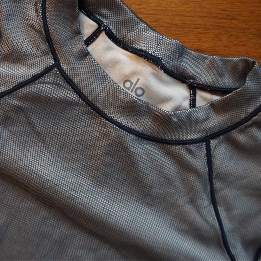 ALO Yoga mesh crop top